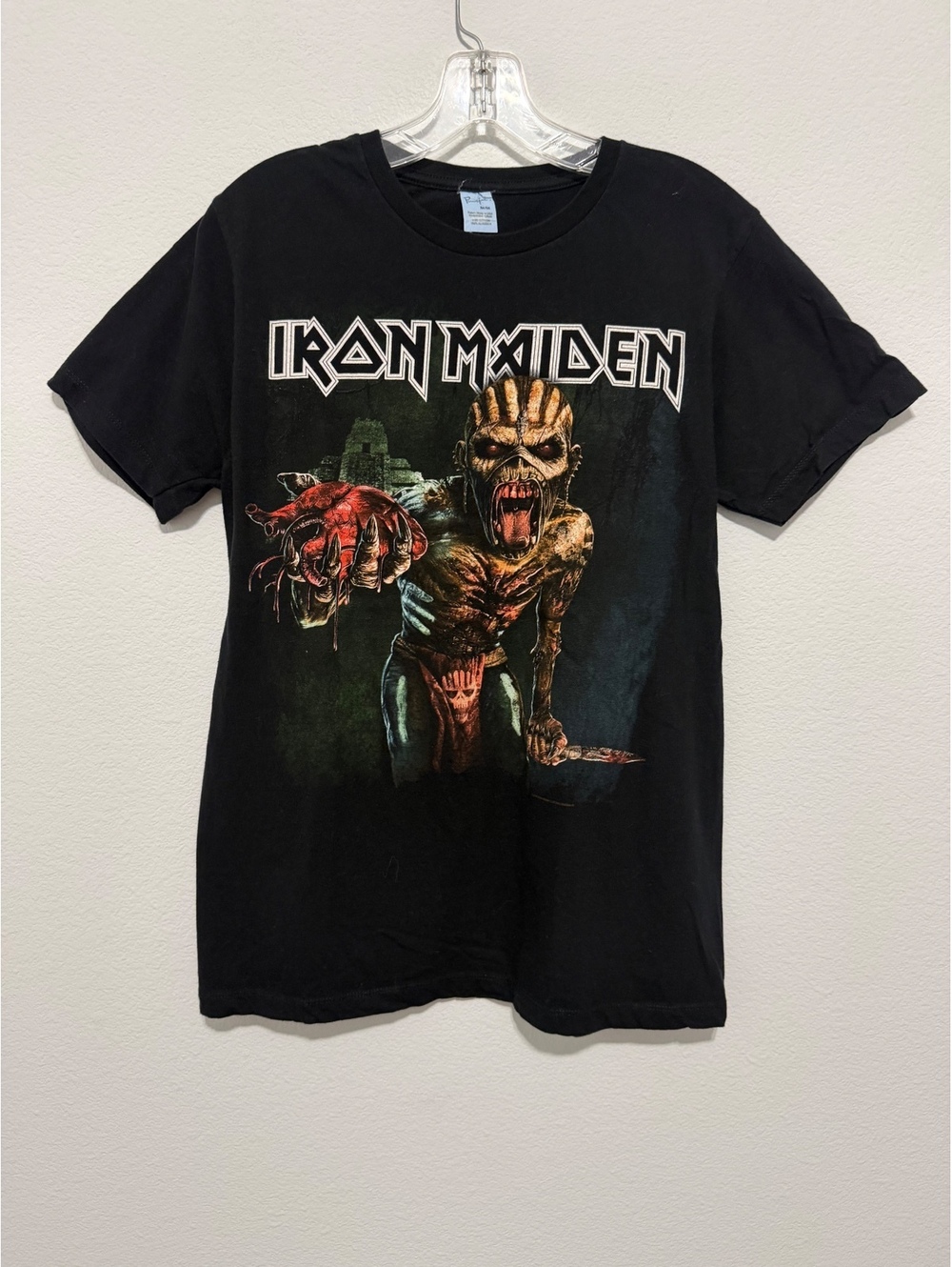 Pacific Short Sleeve "Iron Maiden the Book of Souls" T-Shirt Men's Size M